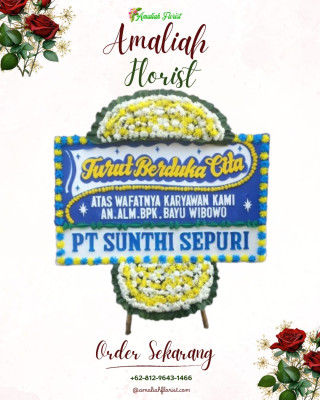 Papan Bunga Duka di Tekung