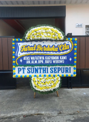 Papan Bunga Duka di Tekung