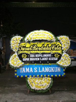 Papan Bunga Duka di Tekung